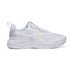 Sneakers bianche con dettagli argento laminati Puma X-Ray Lite Metallic, Brand, SKU s313500073, Immagine 0
